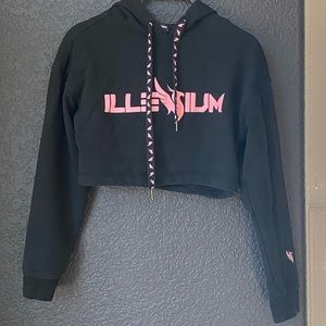 Illenium Womens crop sweatshirt